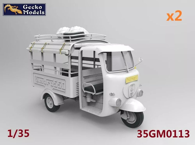 Gecko Models 35GM0113 1/35 1960-70s Saigon Lambro 550 Shuttle Motor-Tricycle Depot