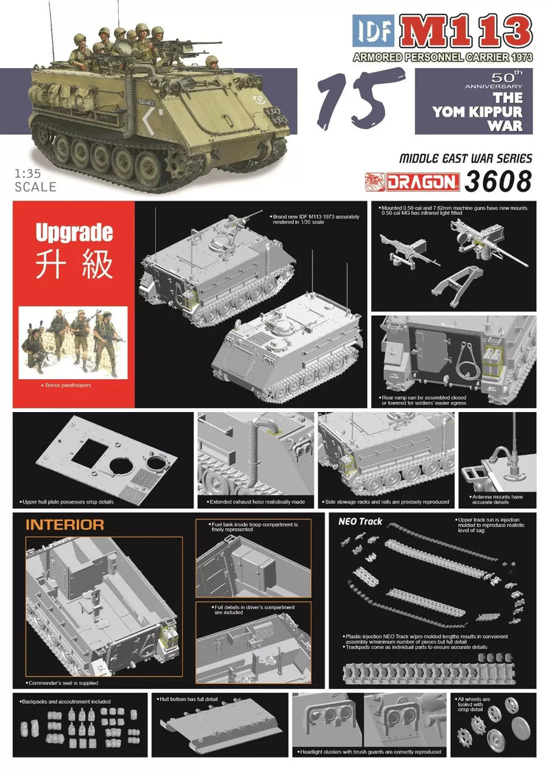 Dragon 3608 1/35 IDF M113 Armored Personal Carrier