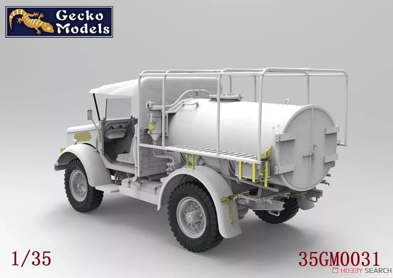 Gecko Models 35GM0031 1/35 Bedford MWC 15-cwt 4x2 200 Gallon Water Bowser Truck