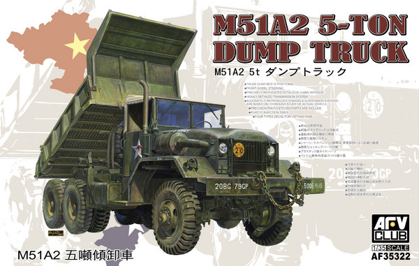 AFV Club 35322 1/35 M51A2 5-ton 6x6 Dump Truck