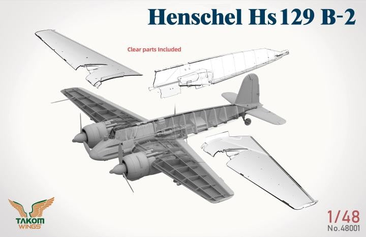 TAKOM 48001 1/48 Henschel Hs 129 B-2 with INTERIOR