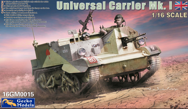 Gecko Models 16GM0015  1/16 UNIVERSAL CARRIER MK I