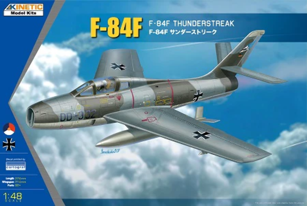 Kinetic 48068 1/48 F-84F Thunderstreak German/Dutch Markings