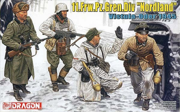 Dragon 6455 1/35 11.Frw.Pz.Gren.Div "Nordland" Vistula-Oder 1945