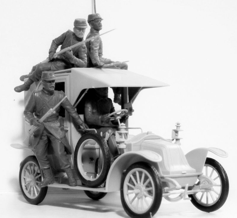 ICM 35660 1/35 "Battle of the Marne" (1914) Taxi car + French Infantry