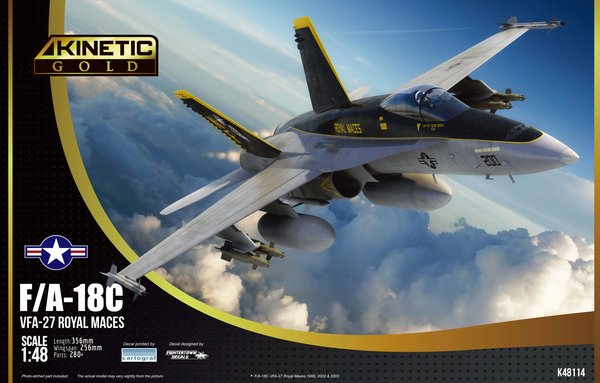 Kinetic 48114 1/48 US F/A-18C Royal Maces