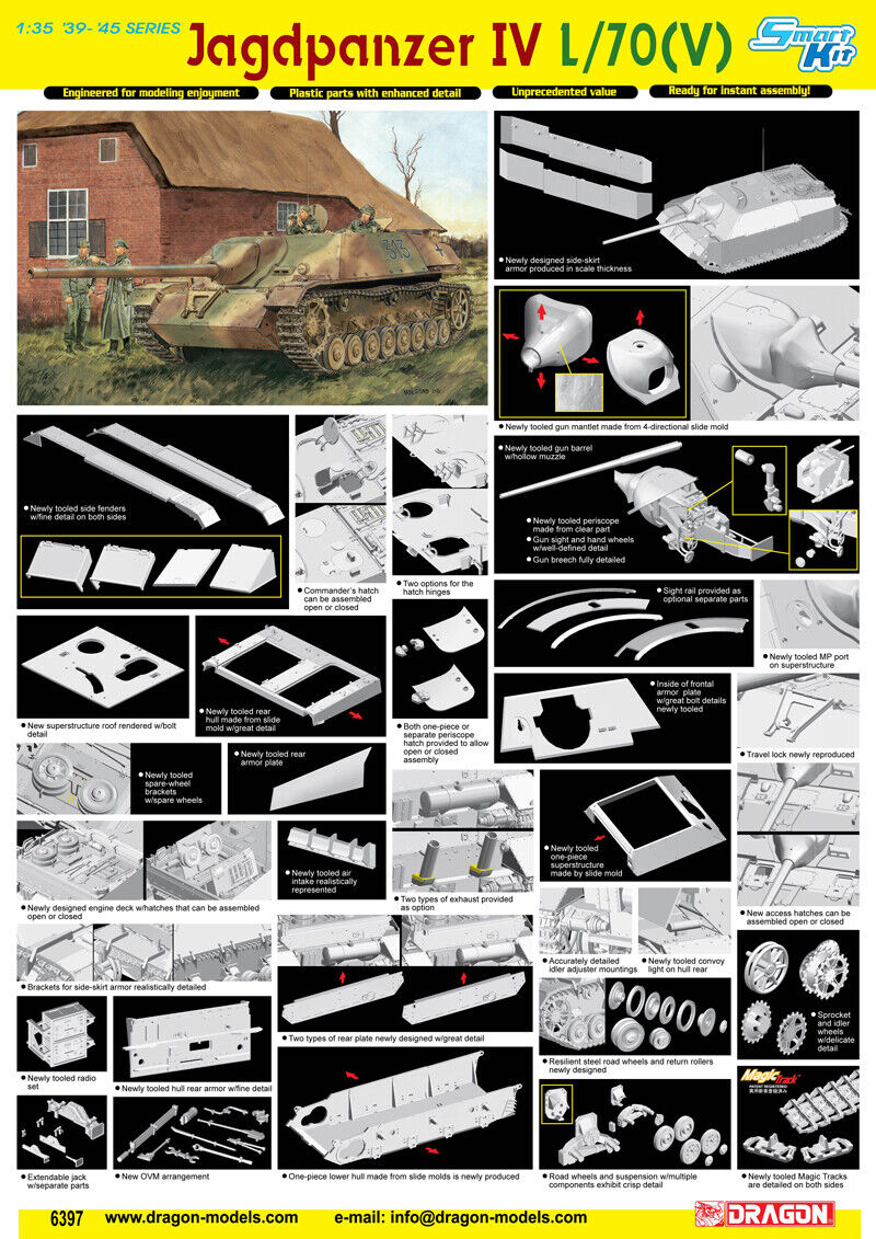 Dragon 6397 1/35 Jagdpanzer IV L/70(V)