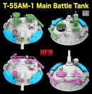 Rye Field Model 5147 1/35 T-55AM-1 Main Battle Tank - Active Suspension and Track