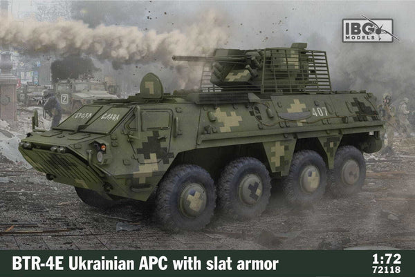 IBG 721118 1/72 BTR-4E Ukrainian APC with Slat Armor