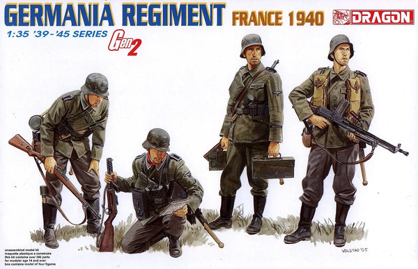 Dragon 6281 WWII German Germania Regiment (France 1940) (Gen2)