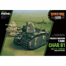 MENG WWT016 World War Toons French Heavy Tank Char B1 - 1:Egg