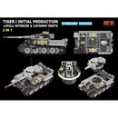 Rye Field Model 5130 1/35 TIGER I Initial Production w/Full Interior-Cutaway