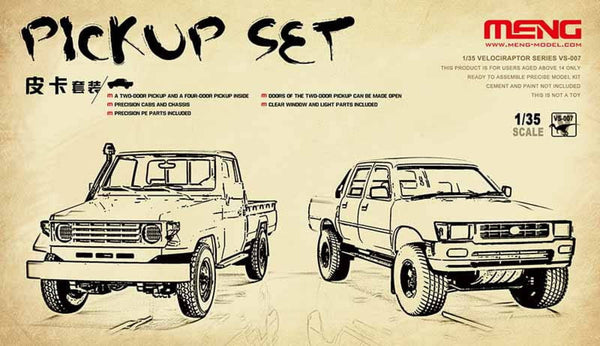 Meng VS007 1/35 Pickup Set (2 full kits incl.)