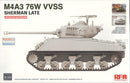 Rye Field Model 5133 M4A3 76W VVSS SHERMAN LATE  UPGRADE VERSION