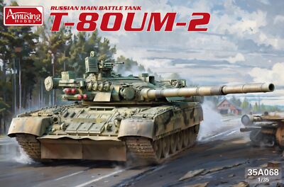 Amusing Hobby 35A068 T-80U M-2 Russian MBT