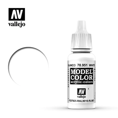 Vallejo 70.951 White - Model Color 17ml