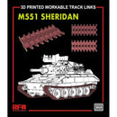 Rye Field Model 3034 1/35  M551 Sheridan workable tracks (3D Printed)