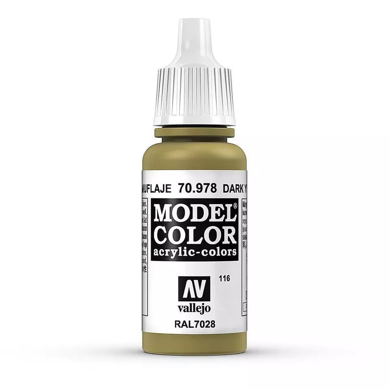 Vallejo 70.978 Dark Yellow - Model Color 17ml