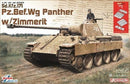 Dragon 6965 1/35 Pz.Bef.Wg. Panther Ausf. D with Zimmerit
