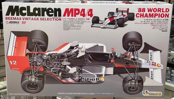 Platz BeeMax BX12002  1/12 McLaren MP4/4 ’88 F1 WORLD CHAMPIONSHIP