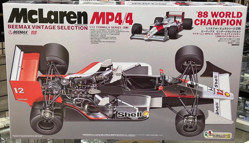 Platz BeeMax BX12002  1/12 McLaren MP4/4 ’88 F1 WORLD CHAMPIONSHIP