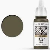 Vallejo 70.887 US Olive Drab - Model Color 17ml