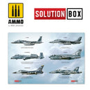 AMMO by Mig 6509 SOLUTION BOOK 06 - How to Paint USAF Navy Grey Fighters (English, Castellano, Français, Deutsch)