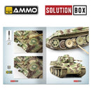 AMMO by Mig 6529 SOLUTION BOOK 23 - How to Paint WWII German Late War Vehicles (Multilingual Book)