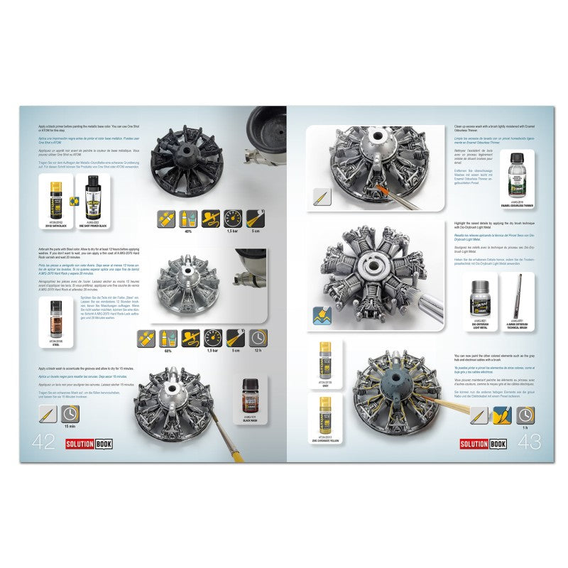 AMMO by Mig 6535 SOLUTION BOOK 32 - BLACK EDITION: How to Paint Late W