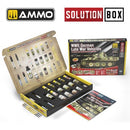 AMMO by Mig 7729 SOLUTION BOX 23 – WWII German Late War Vehicles. Colors and Weathering System