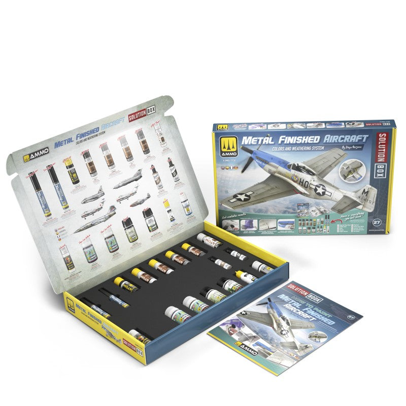 AMMO by Mig 7732 SOLUTION BOX 27 – How to Paint Metal Finished Aircraft