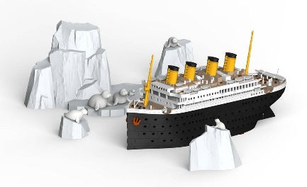 Suyata  SL001  Titanic Seal & Iceberg Scene