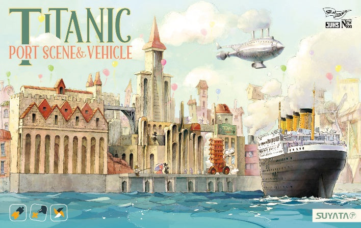 Suyata  SL002  Titanic Port Scene & Airship