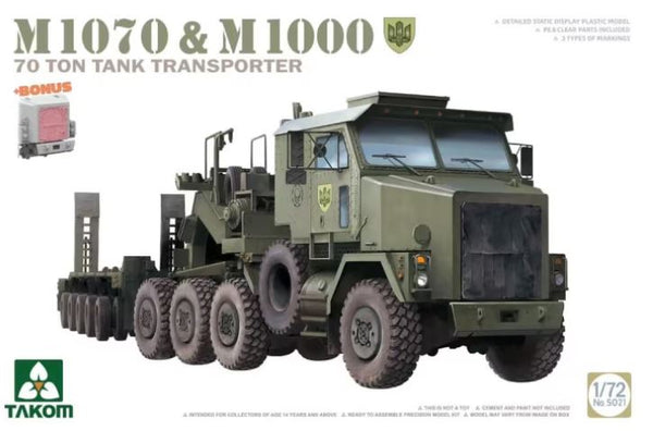 Takom 5021 1/72 M1070 & M1000 70-ton Tank Transporter
