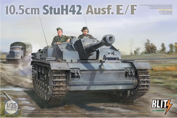 Takom Blitz 8016 1/35 10.5cm StuH.42 Ausf.E/F