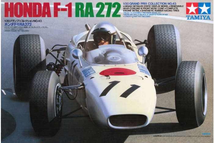 タミヤ　HONDA F1 RA272 Part 2 - 1965 Honda F1 RA272 Model Car - 1/20 Tamiya - YouTube