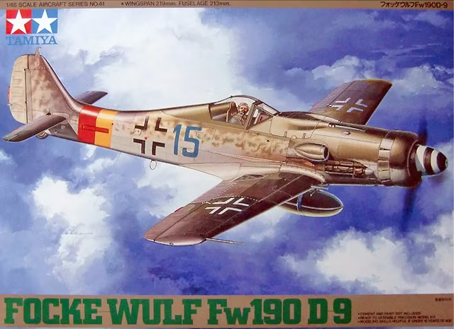 Tamiya 61041 1/48 FW190 D-9 Focke-Wulf