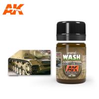 AK Interactive 300 Wash for Dark Yellow Vehicles