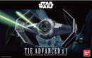 BANDAI 1201 STAR WARS  1/72 Tie  advance fighter