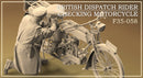 Copper State Models F35058 1/35  British Dispatch Rider checking motorcycle
