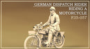 Copper State Models F35057 1/35 German Dispatch Rider riding a motorcycle