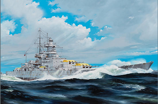 Trumpeter 03714 1/200 German Battleship Gneisenau