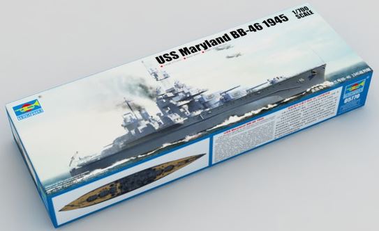 Trumpeter 05770 1/700 USS Maryland BB-46