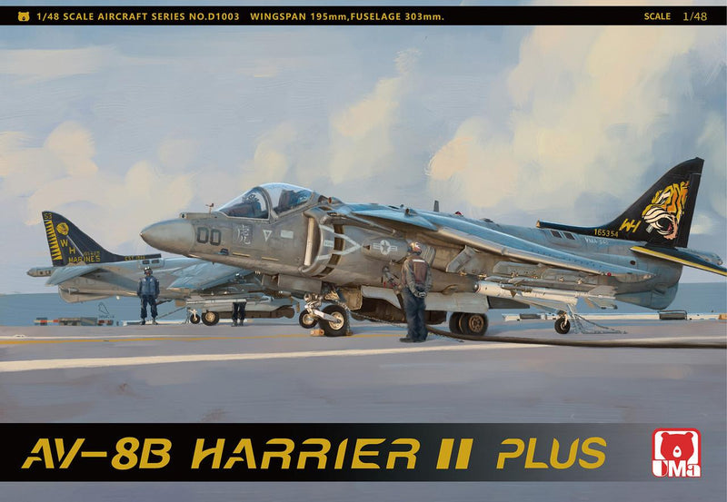 PREORDER - NOT IN STOCK UMa Models D1003 1:48 AV-8B Harrier II Plus