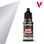 Vallejo 72.053 Game Color: Chainmail Silver 18ml