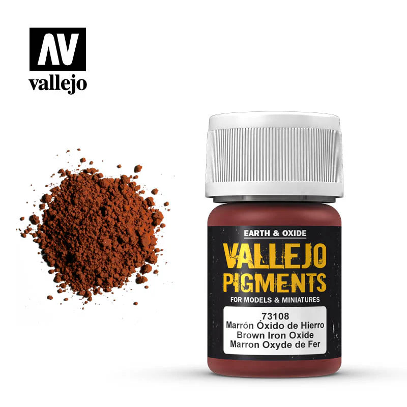 Vallejo 73.108 Brown Iron Oxide Pigment