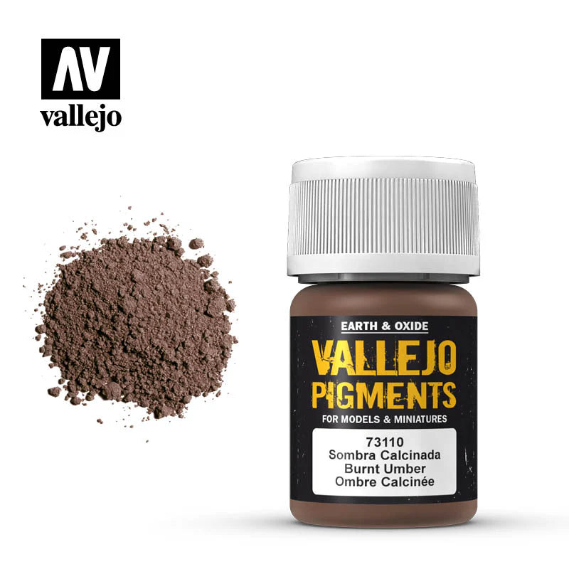 Vallejo 73.110 Burnt Umber Pigment