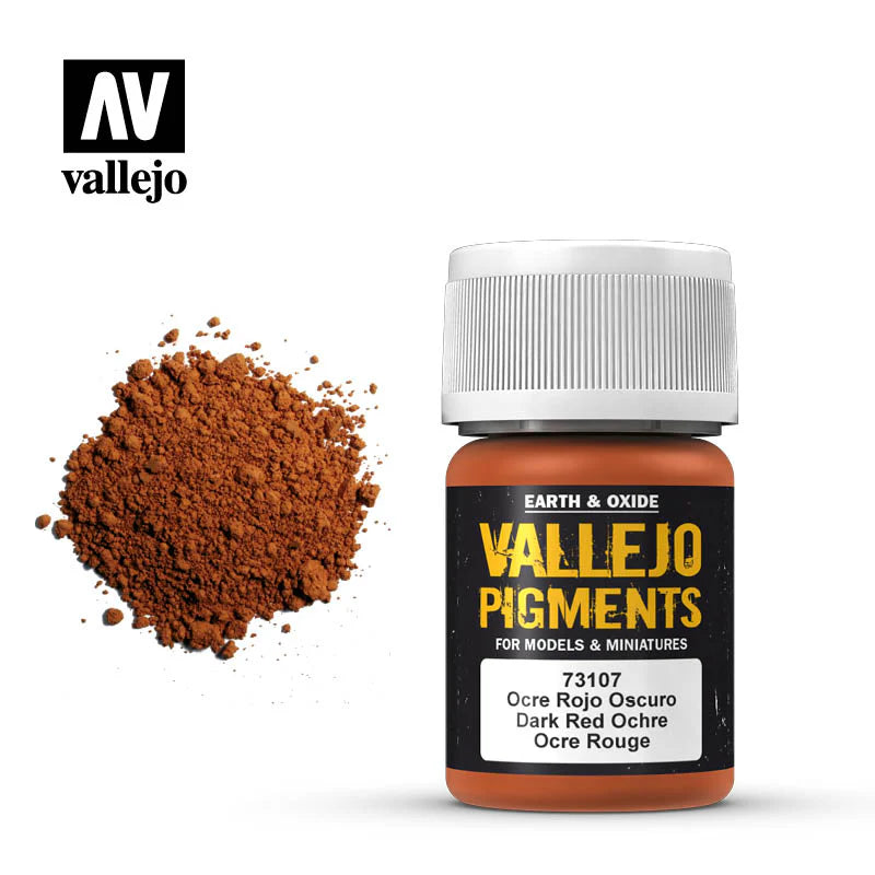 Vallejo 73.107 Dark Red Ochre Pigment