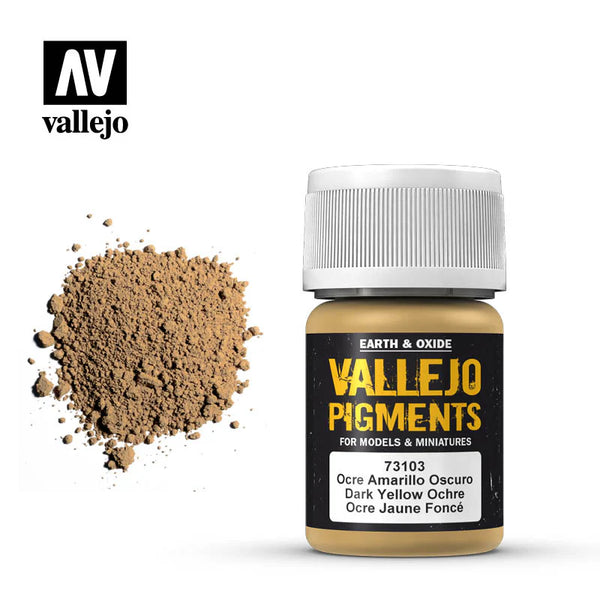 Vallejo 73.103 Dark Yellow Ochre Pigment