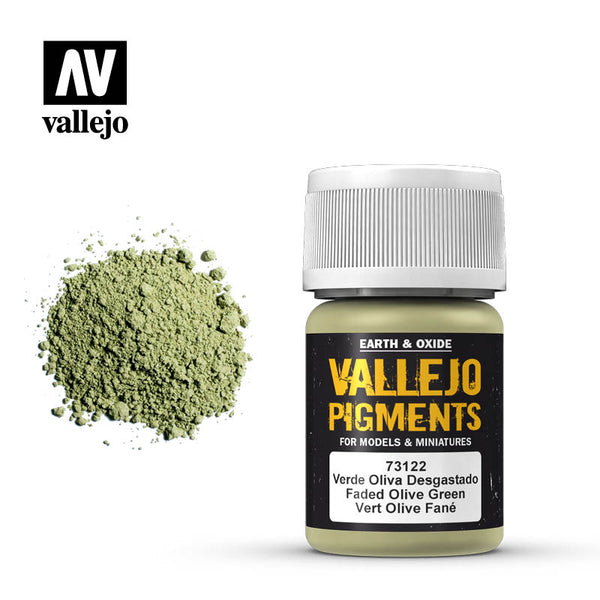 Vallejo 73.122 Pigment Faded Olive Green